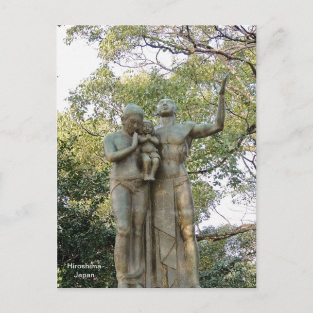 Monument of Prayer, Hiroshima Peace Park, Japan Postcard (Front)