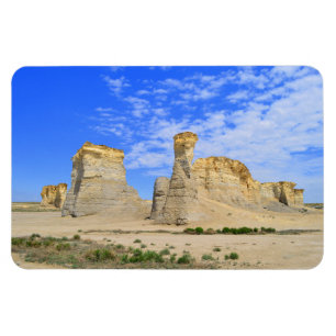 Monument Rocks in Kansas Magnet