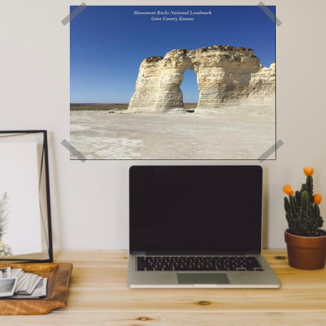 Monument Rocks National Landmark  Poster (Creator Uploaded)