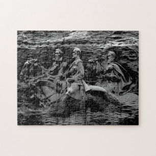 Monument Stone Mountain Georgia. Jigsaw Puzzle
