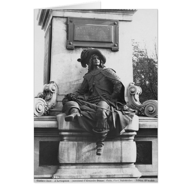 Monument to Alexandre Dumas Pere, d'Artagnan (Front)