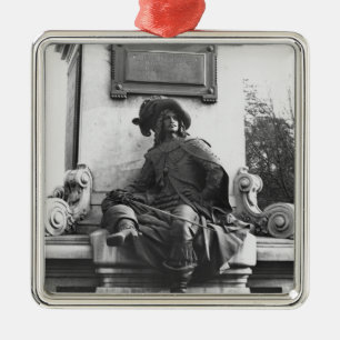 Monument to Alexandre Dumas Pere, d'Artagnan Metal Tree Decoration