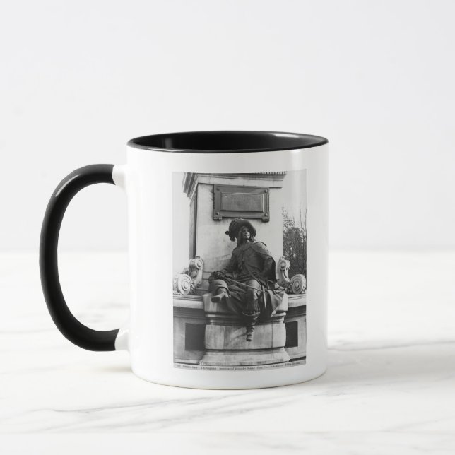 Monument to Alexandre Dumas Pere, d'Artagnan Mug (Left)