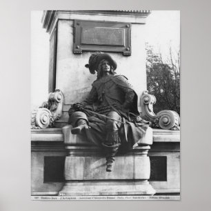 Monument to Alexandre Dumas Pere, d'Artagnan Poster
