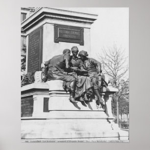 Monument to Alexandre Dumas Pere Poster