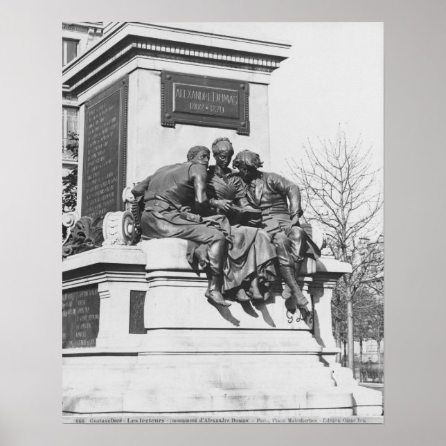 Monument to Alexandre Dumas Pere Poster (Front)