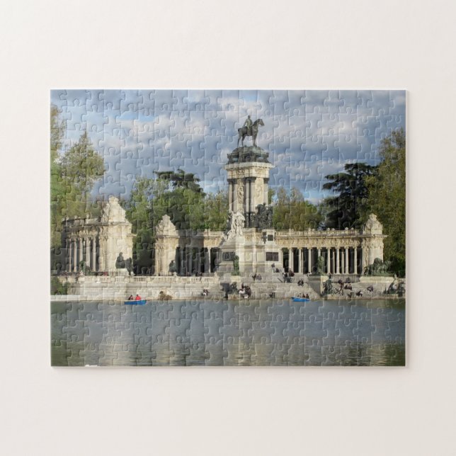 Monument to Alfonso XII in the Buen Retiro Park Jigsaw Puzzle (Horizontal)