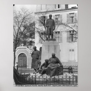 Monument to Emile Zola Poster