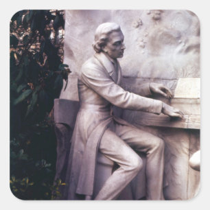 Monument to Frederic Chopin Square Sticker