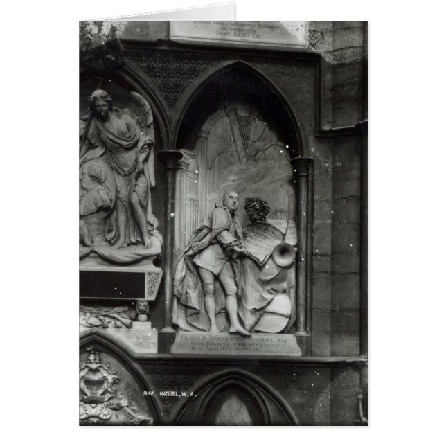 Monument to Handel, 1762 (Front)