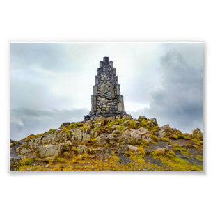 Monument to Icelandic Poet Stephan G. Stephansson Photo Print