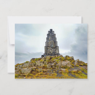 Monument to Icelandic Poet Stephan G. Stephansson Postcard