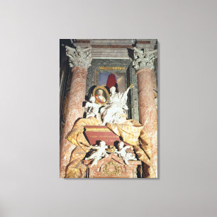Monument to Maria Clementina Sobieska  1739 Canvas Print