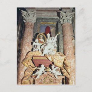 Monument to Maria Clementina Sobieska  1739 Postcard