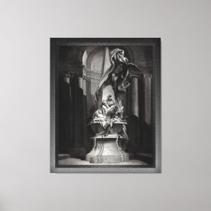 Monument to Mignard by François Boucher Canvas Print