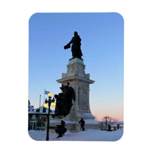 Monument to Samuel De Champlain, Quebec, Canada Magnet