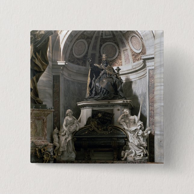 Monument to Urban VIII 15 Cm Square Badge (Front)
