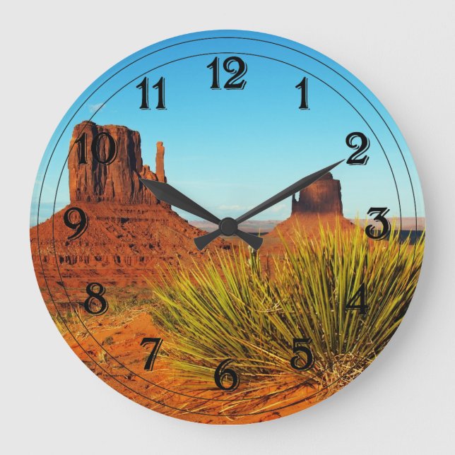 Monument Valley, Arizona Large Clock (Front)