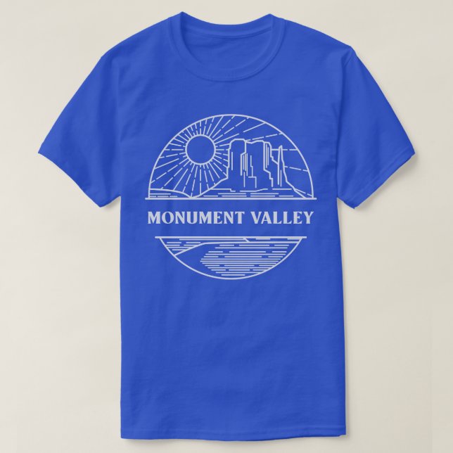 Monument Valley Arizona Utah Colorado Plateau Dese T-Shirt (Design Front)