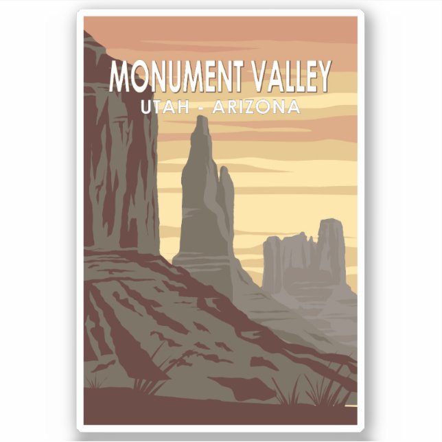 Monument Valley Arizona Utah Vintage (Front)