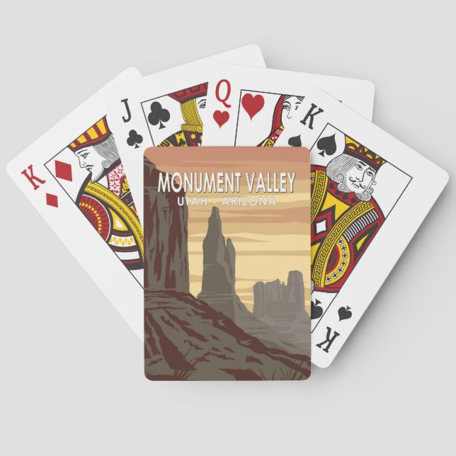 Monument Valley Arizona Utah Vintage Playing Cards (Back)