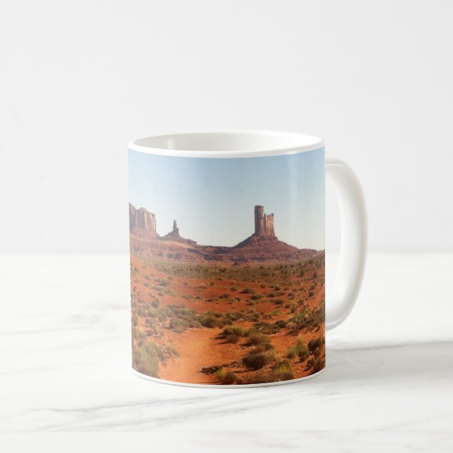 Monument Valley desert photo Utah Coffee Mug (Front Right)