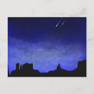 Monument Valley Glow in the Dark Wall Mural Postcard