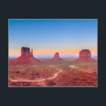Monument Valley Grand Canyon Utah USA Sunset Postcard<br><div class="desc">This stunning design features a soft sunset over Monument Valley Navajo Tribal Park in the Grand Canyon National Park,  USA.</div>