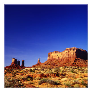 Monument Valley (Highly Polarised) Photo Print