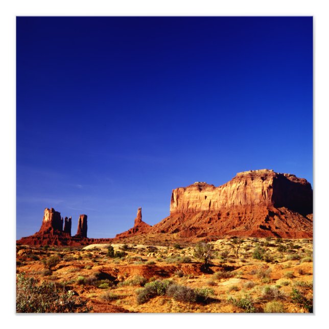 Monument Valley (Highly Polarised) Photo Print (Front)