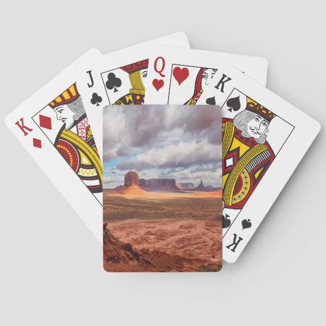 Monument valley landscape, AZ Playing Cards (Back)