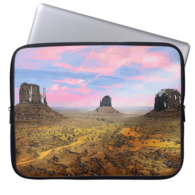 Monument Valley Laptop Sleeve (Front)