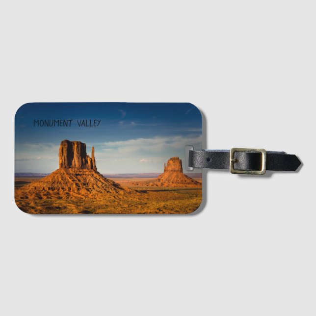 "Monument Valley" Luggage Tag (Front Horizontal)