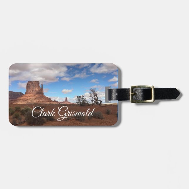 Monument Valley  Luggage Tag (Front Horizontal)
