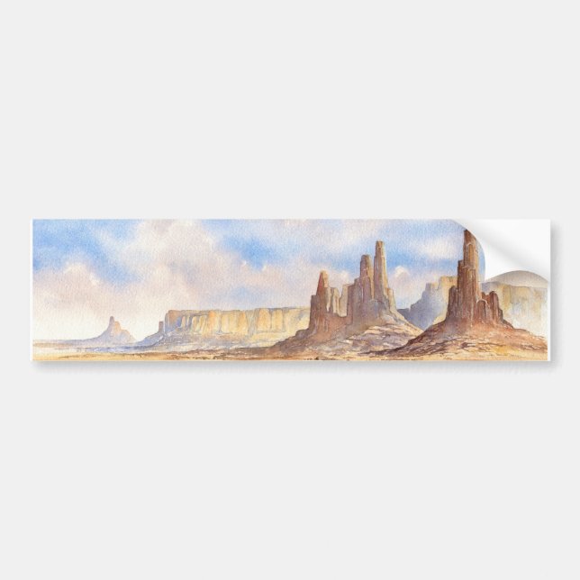Monument Valley National Park Bumper Sticker (Front)