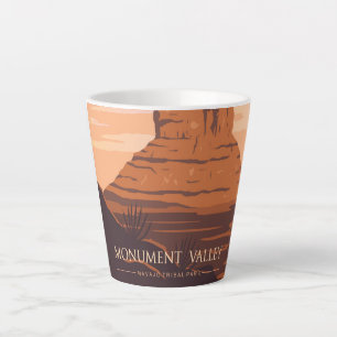 Monument Valley national park Latte Mug