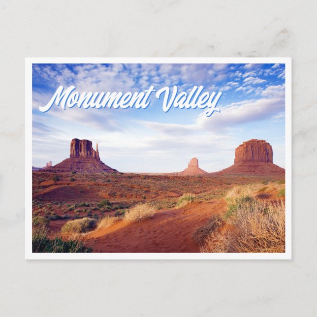 Monument Valley National Park Photo Postcard (Front)