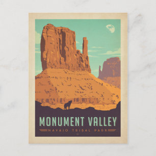 Monument Valley   Navajo Tribal Park Postcard