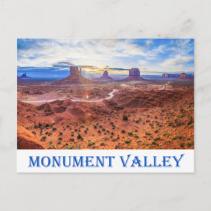 Monument Valley Navajo Tribal Park Utah USA Postcard