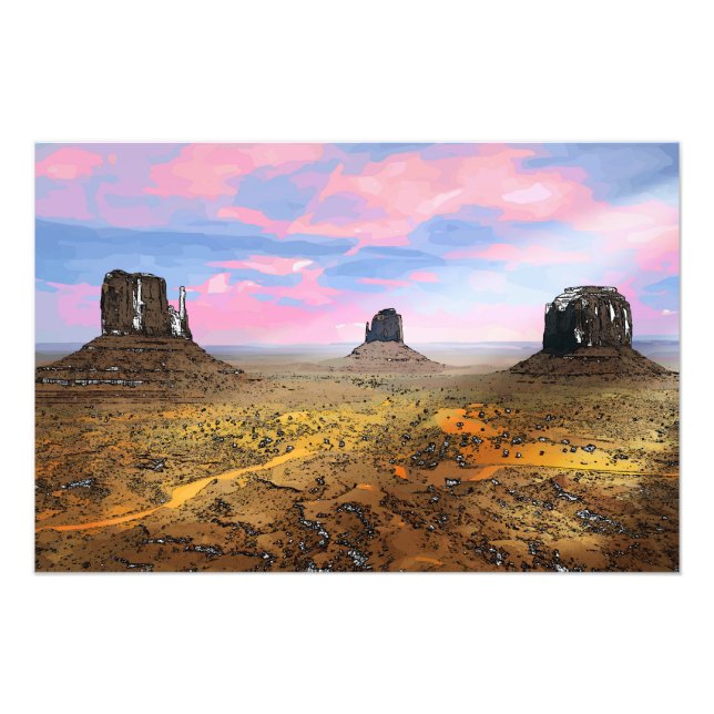 Monument Valley Photo Print (Front)