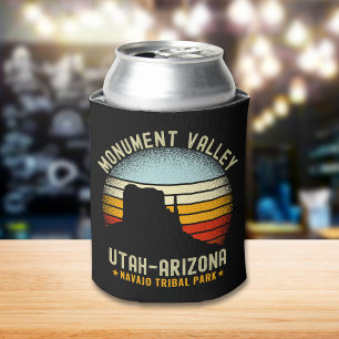 Monument Valley Retro Scenery Utah Can Cooler