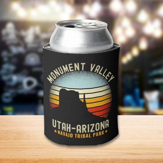 Monument Valley Retro Scenery Utah Can Cooler (Creator Uploaded)