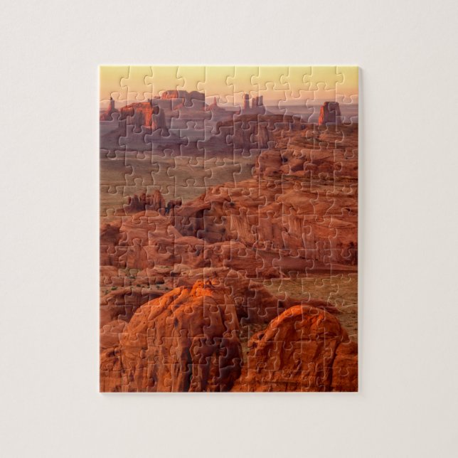 Monument valley scenic, Arizona Jigsaw Puzzle (Vertical)
