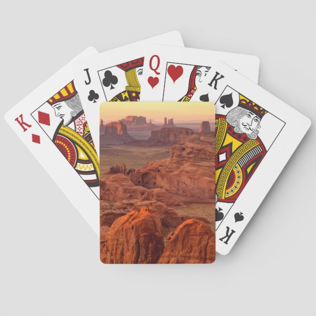 Monument valley scenic, Arizona Playing Cards (Back)