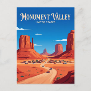 Monument Valley Scenic Drive Arizona Postcard