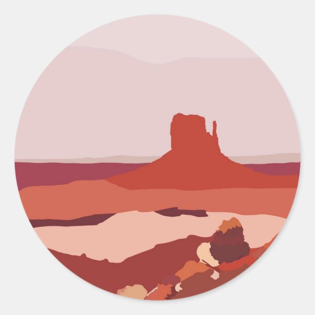 Monument valley sticker (Front)