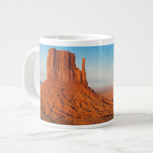 Monument Valley Utah desert mittens in panoramic Large Coffee Mug