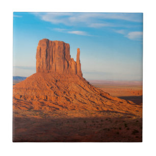 Monument Valley Utah desert mittens in panoramic Tile