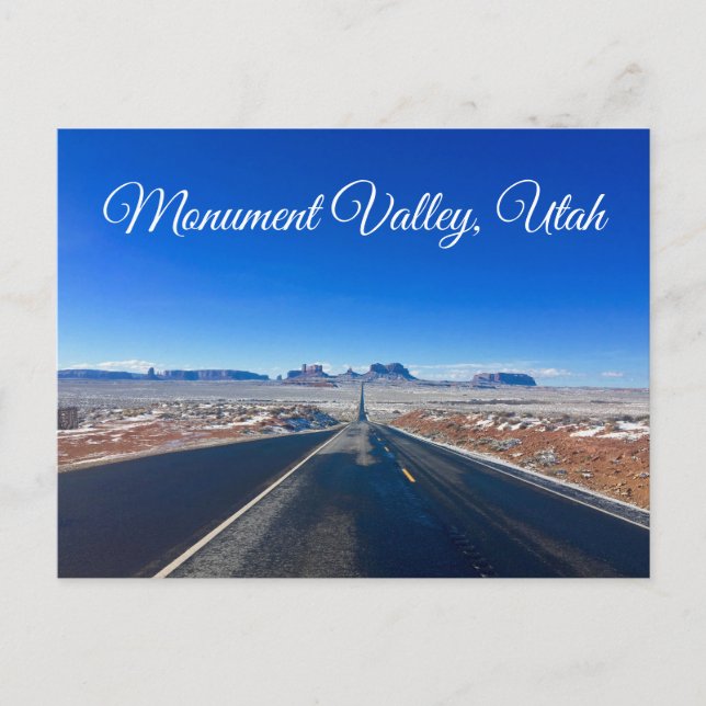 Monument Valley Utah Photo Postcard (Front)