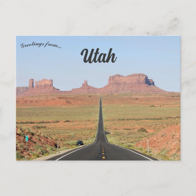 Monument Valley Utah Postcard (Front)